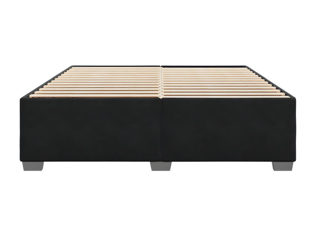 Black Velvet Bed Frame, 180 x 200 cm