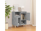 Gray Engineered Wood Sideboard, 60 x 35 x 70 cm