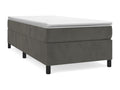 Gray Velvet Mattress, 90 x 190 cm