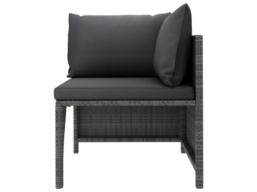 Gray Woven Resin Wicker Outdoor Furniture Set - dlz1766575306348