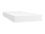 White Faux Leather Mattress, 90 x 200 cm