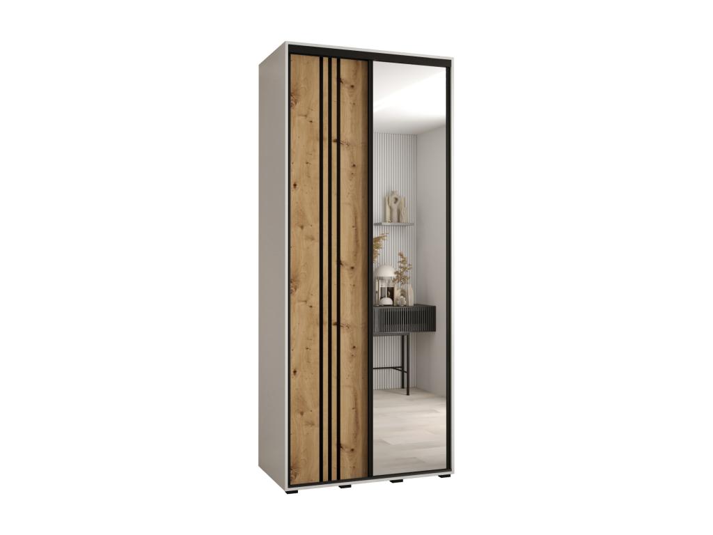 Black Wardrobe, 110 x 45 x 235.2 cm