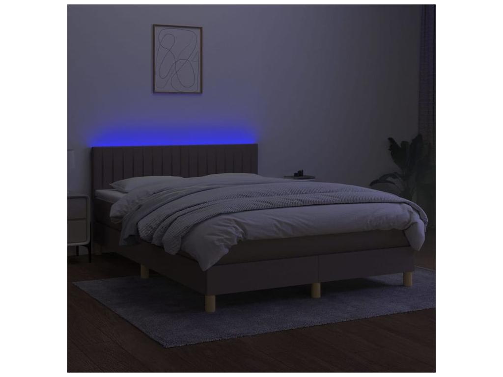 White Fabric Mattress, 140 x 200 cm