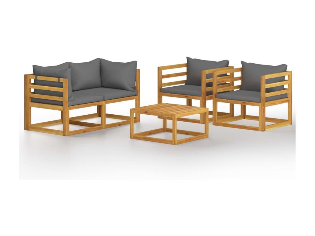 Gray Outdoor Furniture Set
