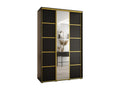 Black Wardrobe, 160 x 60 x 235.2 cm