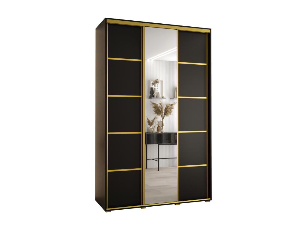 Black Wardrobe, 160 x 60 x 235.2 cm