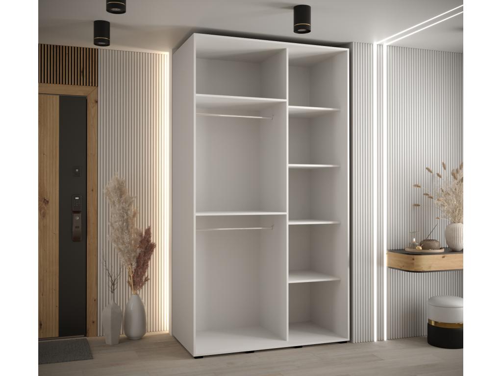 Black Wardrobe, 130 x 60 x 235.2 cm
