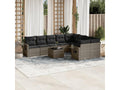 Gray Woven Resin Wicker Outdoor Furniture Set - dlz1766575185545