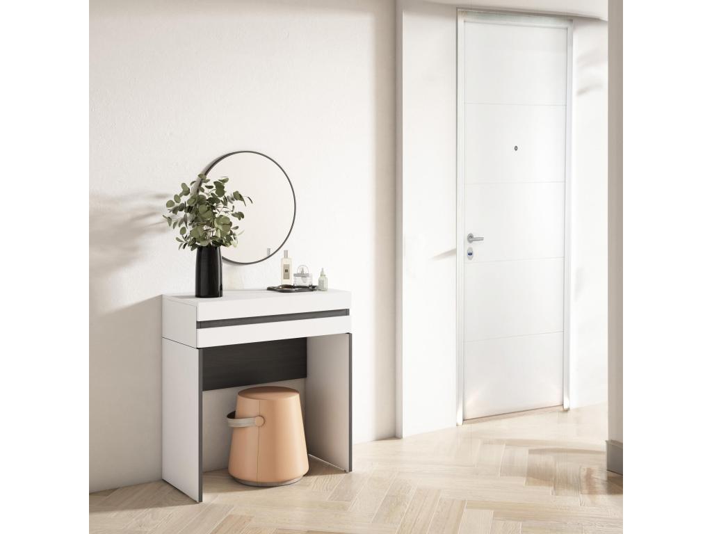 White Home Furniture, 70 x 35 x 75 cm