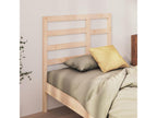Brown Solid Wood Bed, 106 x 4 x 104 cm