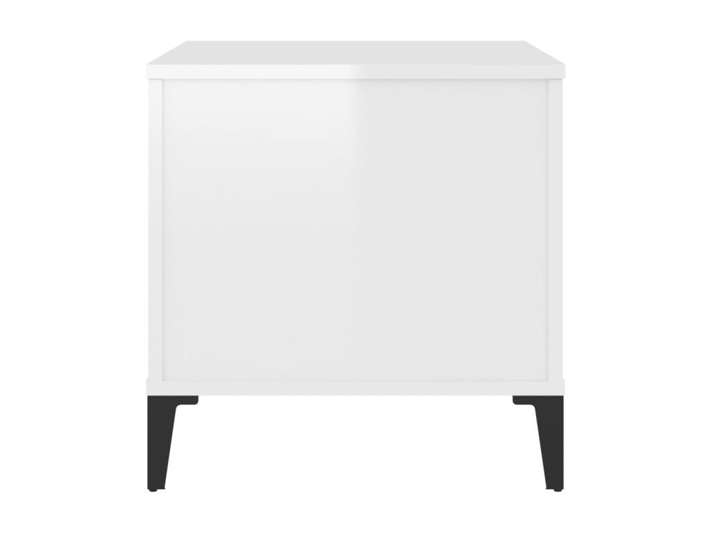 White Engineered Wood Coffee Table, 60 x 44.5 x 45 cm