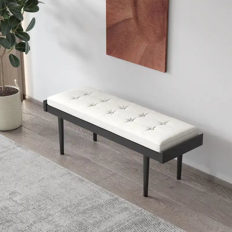 Efa Modern Tufted Upholstered Bench