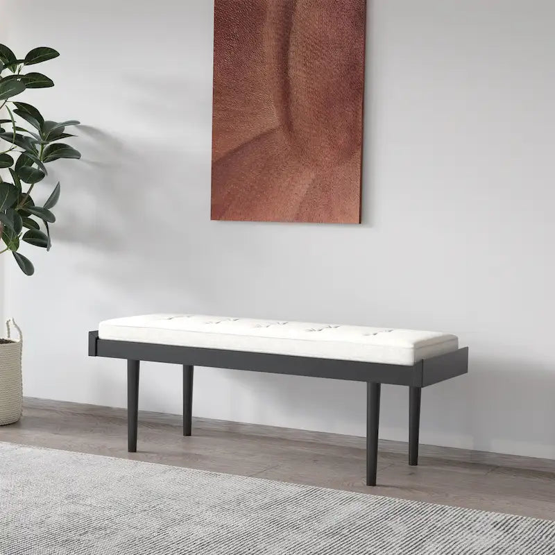 Efa Modern Tufted Upholstered Bench