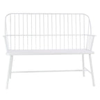 Iron Traditional Outdoor Bench 38 x 48 x 19