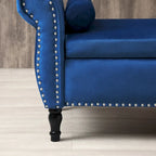 63 Velvet Multifunctional Storage Rectangular Sofa Stool