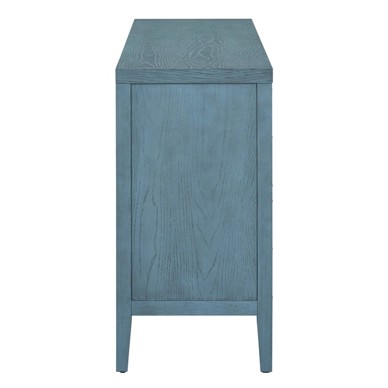 Retro Sideboarddoor with Circular Groove Design Round Metal Door Handle