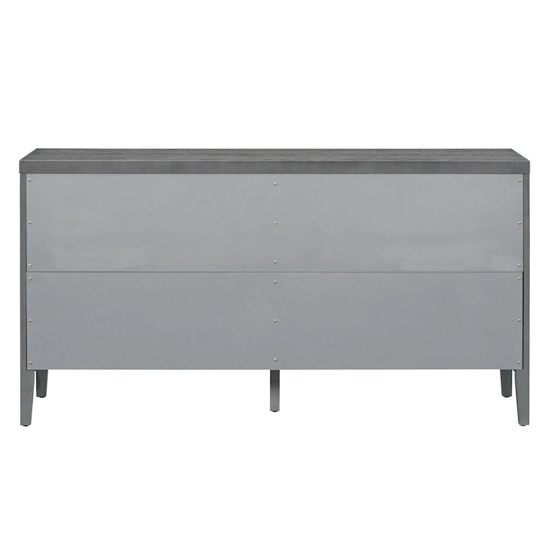 Retro Sideboarddoor with Circular Groove Design Round Metal Door Handle