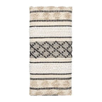 HERAT ORIENTAL Handmade Cotton Upholstered Cabinet Doors Storage Bench - 14x17x30