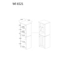 Traditional White Wood Kitchen Storage by Baxton Studio