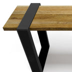 WYNDENHALL Marta SOLID MANGO WOOD 42 inch Wide Industrial Contemporary Bench in Natural - 42 Inches wide