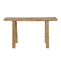 Artissance 35 Long 10 Wide Elmwood Bench, Natural Wood - 8' x 11'