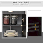 HOMCOM Sideboard Buffet Storage Cabinet Server Console Table with Drawers for Living Room, Dining Room