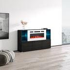 Komi WH03 63-inch Modern Electric Fireplace Sideboard
