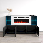 Komi WH03 63-inch Modern Electric Fireplace Sideboard