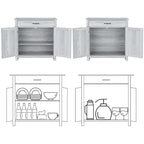 AVAWING Kitchen Sideboard Buffet Cabinet Entryway Cupboard Server