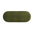 Chloe Modern Glam Performance Velvet Oval Tufted Storage Bench