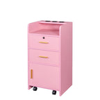 Locking Beauty Salon Storage Cabinet