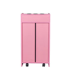 Locking Beauty Salon Storage Cabinet