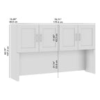 Hampton Heights 72W Hutch by Bush Business Furniture
