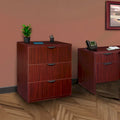 Livingtston Stand Up Lateral File- Mahogany