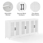 Crosley Milo 3Pc Media Storage Cabinet Set