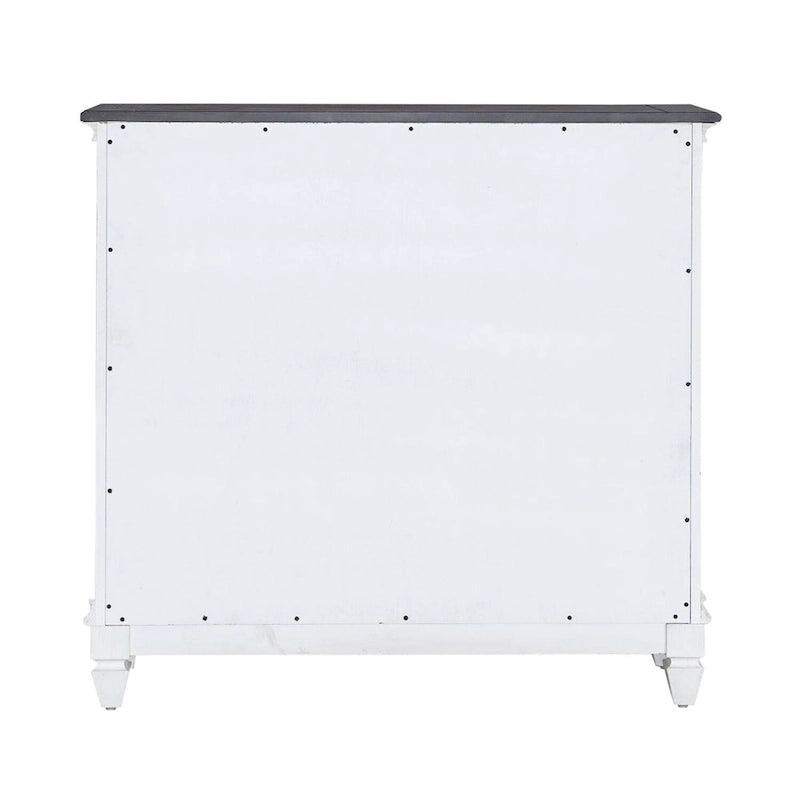 Allyson Park Wirebrushed White Charcoal 42 Inch Accent Hall Console