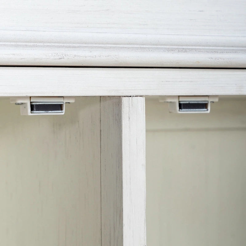 Allyson Park Wirebrushed White Charcoal 42 Inch Accent Hall Console