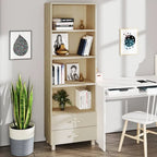 vidaXL Cabinet Bookshelf Entryway Cabinet with Storage HAMAR Solid Wood Pine - 23.6x13.8x70.9