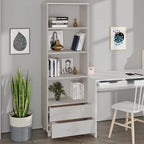 vidaXL Cabinet Bookshelf Entryway Cabinet with Storage HAMAR Solid Wood Pine - 23.6x13.8x70.9