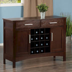 Gordon Buffet Cabinet, Cappuccino - 43.7W x 16.1D x 32.2H