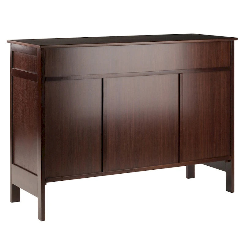 Gordon Buffet Cabinet, Cappuccino - 43.7W x 16.1D x 32.2H