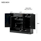 Modern Shoe Cabinet with Adjustable Shelves