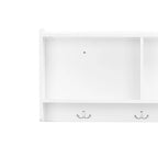 2-Peice Storage Set with Shoe Storage Cabinet and Wall-Mounted Storage Cabinet
