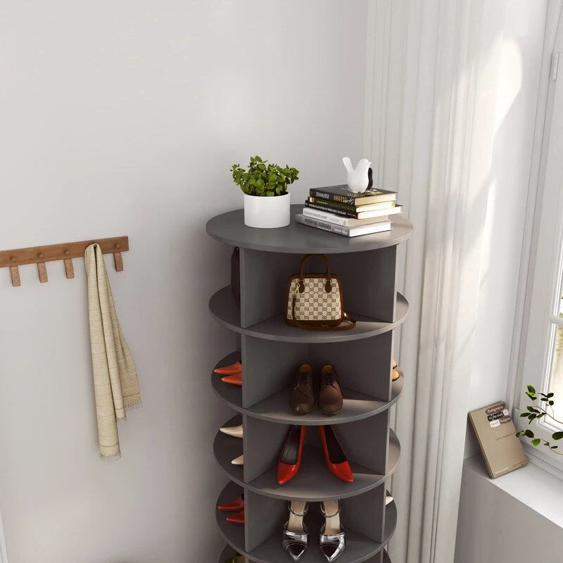360 Rotating shoe cabinet 6 layers