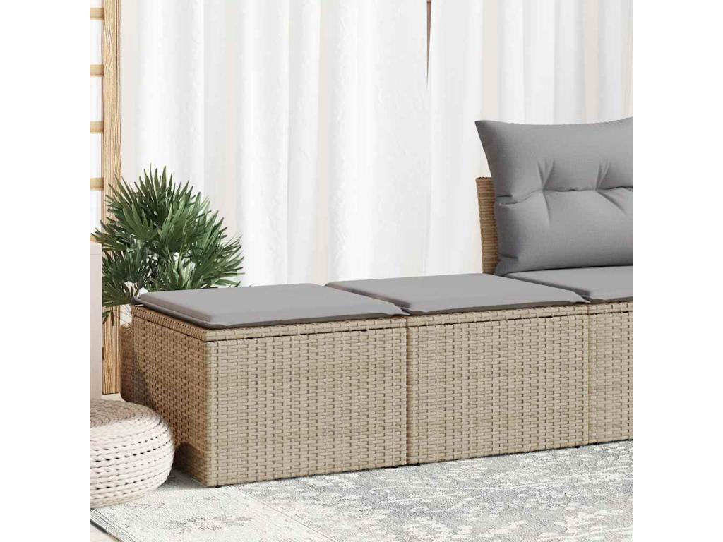 Beige Woven Resin Wicker Outdoor Furniture Set - dlz1766575254793