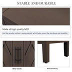 4 Door Wooden Twill Sideboard