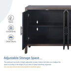 4 Door Wooden Twill Sideboard
