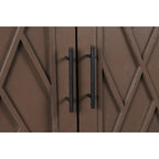 4 Door Wooden Twill Sideboard