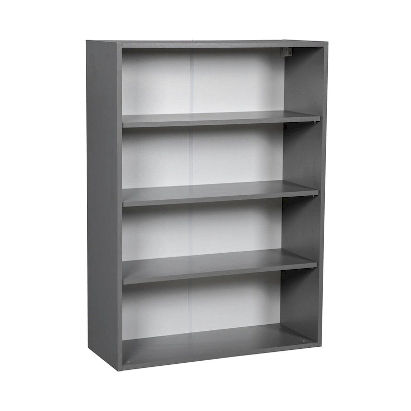 24 x 42 Wall Cabinet-Double Door-Grey - 24 x 42 x 12