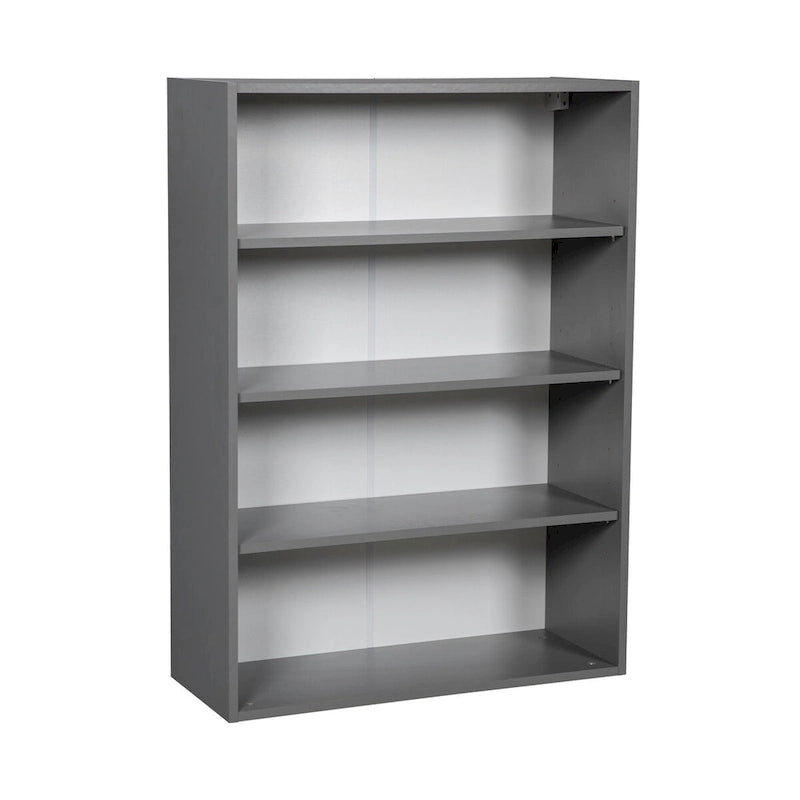 24 x 42 Wall Cabinet-Double Door-Grey - 24 x 42 x 12